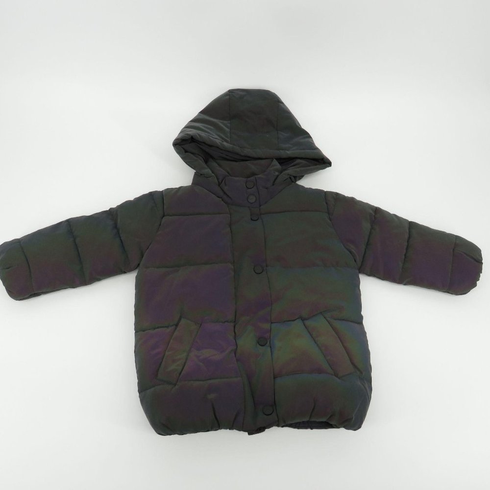 Urban Republic Toddler Girls Reflective Puffer Coat 2T NWT
